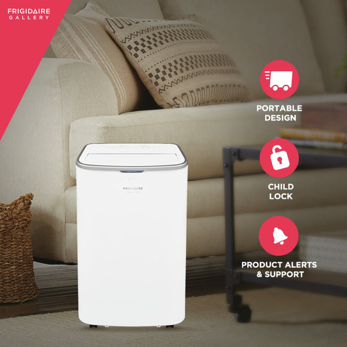 Frigidaire Gallery GHPC132AB1 Cool Connect Portable Air Conditioner with Wi-Fi and Dehumidifier Mode 13,000 BTU