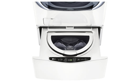 LG WD100CW 1.0 cu. ft. SideKick Pedestal Washer with TWINWash in White