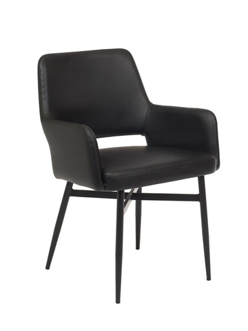 Isaac Chair in Black Seating