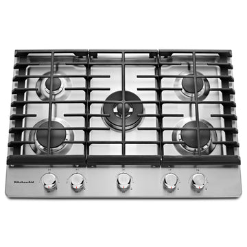 KitchenAid 30" 5-Burner Gas Cooktop