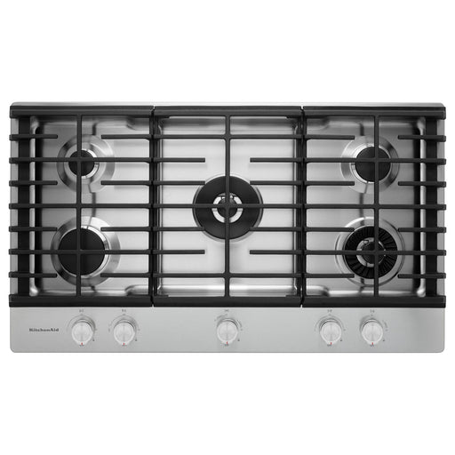 KitchenAid 36" 5-Burner Gas Cooktop with Griddle