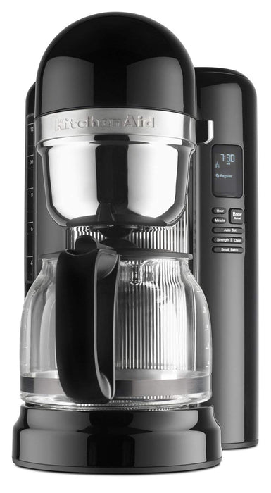 KitchenAid 12-Cup Coffee Maker with One Touch Brewing - Onyx Black KCM1204OB