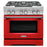 KitchenAid 36-Inch 6-Burner Dual Fuel Freestanding Range, Commercial-Style