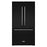 KitchenAid 25 cu.ft. 36-Width Standard Depth French Door Refrigerator with Interior Dispense
