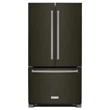 KitchenAid 25 Cu. Ft. 36-Width Standard Depth French Door Refrigerator with Interior Dispense