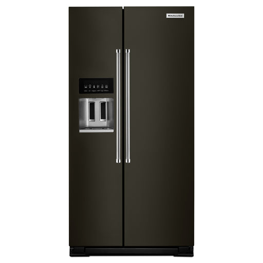 KitchenAid 22.7 Cu. Ft. Counter Depth Side-by-Side Refrigerator with Exterior Ice and Water