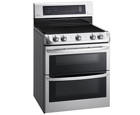 LG LDE5415ST 7.3 cu. ft. Electric True Double Oven Range with ProBake Convection™ and EasyClean® in Stainless Steel