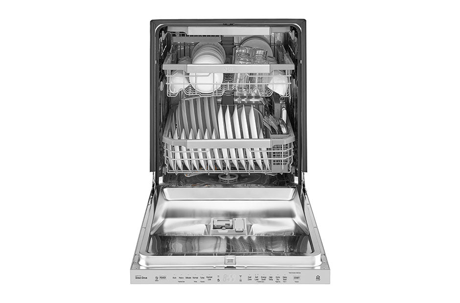 LG LDP6797ST 24-inch Top Control Dishwasher with Pocket Handle and EasyRack - ENERGY STAR® in Stainless Steel
