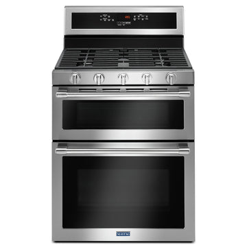 Maytag 30-INCH WIDE DOUBLE OVEN GAS RANGE WITH TRUE CONVECTION - 6.0 CU. FT.