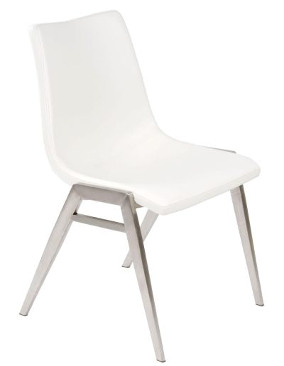 Moon Chair in White Seating