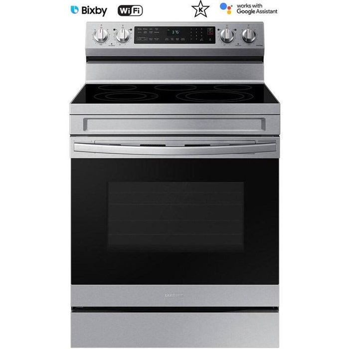 Samsung 6.3 cu.ft. Freestanding Electric Range with Air Fry and Wi-Fi NE63A6511SS/AC