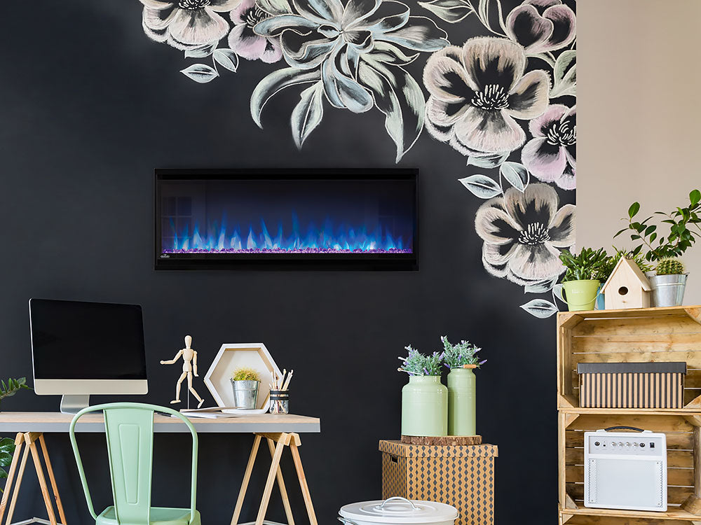 Napoleon Alluravision 42-inch Slim Wall Mount Electric Fireplace - NEFL42CHS