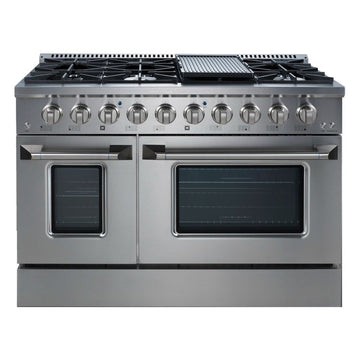 Vesta 48'' Stainless Steel Freestanding Full Gas Range