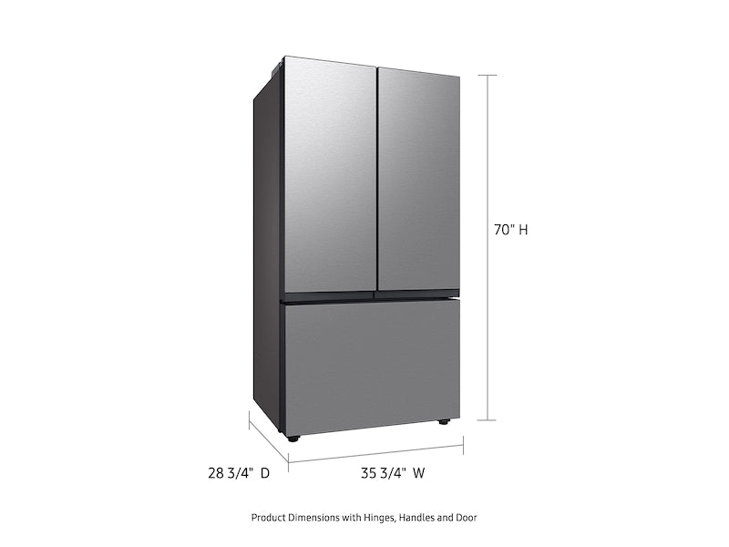 OpenBox - Samsung 36" 24 Cu. Ft. Bespoke Counter-Depth Refrigerator RF24BB6200QLAA