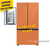 Samsung 36" BESPOKE Counter-Depth Refrigerator with Beverage Center - Clementine Glass Panel