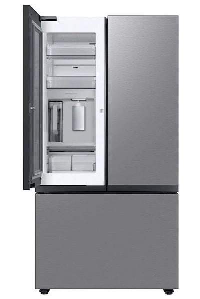 Samsung RF30BB6600QLAA Bespoke 3-Door French Door Refrigerator (30 cu. ft.) with Beverage Center™ In Stainless Steel