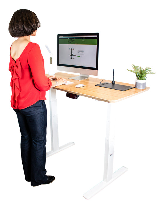 Star Ergonomics 3 Stage Dual Motor Electric Sit-Stand Desk Frame- SE07E1FW [Tabletop Not Included]