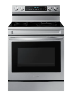 Samsung 6.3 cu.ft. Electric Range with True Convection and Air Fry - NE63A6711SS/AC