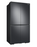 Samsung RF23A9671SG/AC 23 cu.ft. 36" Counter-Depth 4-Door Flex French Door Refrigerator with Beverage Center™ In Black Stainless Steel