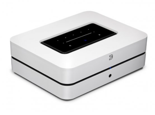 Bluesound N330WHTUNV POWERNODE Black Wireless Multi-Room Hi-Res Music Streamer In White