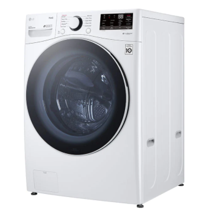 LG WM3600HWA 4.5 cu. ft. Ultra Large Capacity Smart wi-fi Enabled Front Load Washer with Built-In Intelligence & Steam Technology In White