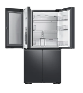 Samsung RF29A9671SG/AC 29 cu.ft. 36" 4-Door Flex French Door Refrigerator with Beverage Center™ In Black Stainless Steel