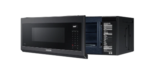 Samsung ME11A7710DG/AC 1.1 cu.ft. Low Profile Over the Range Microwave with 550CFM In Black Stainless Steel