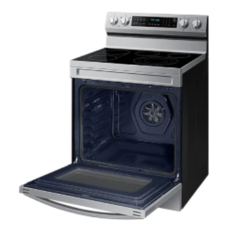 Samsung 6.3 cu.ft. Electric Range with True Convection and Air Fry - NE63A6711SS/AC