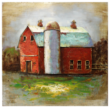 Splash BAG179 Iron Wall Art - FarmHouse