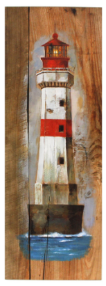 Splash ET2898 Wooden Painting - Lighthouse
