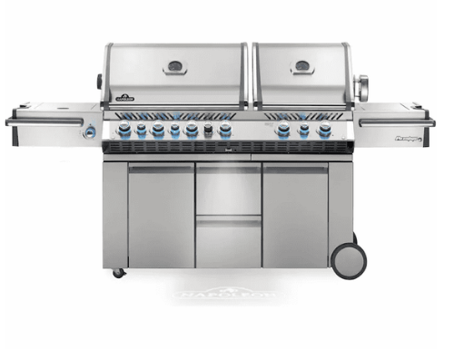 Napoleon PRO825RSBIPSS-3 Prestige PRO™ 825 Propane Gas Grill with Power Side Burner and Infrared Rear & Bottom Burners In Stainless Steel