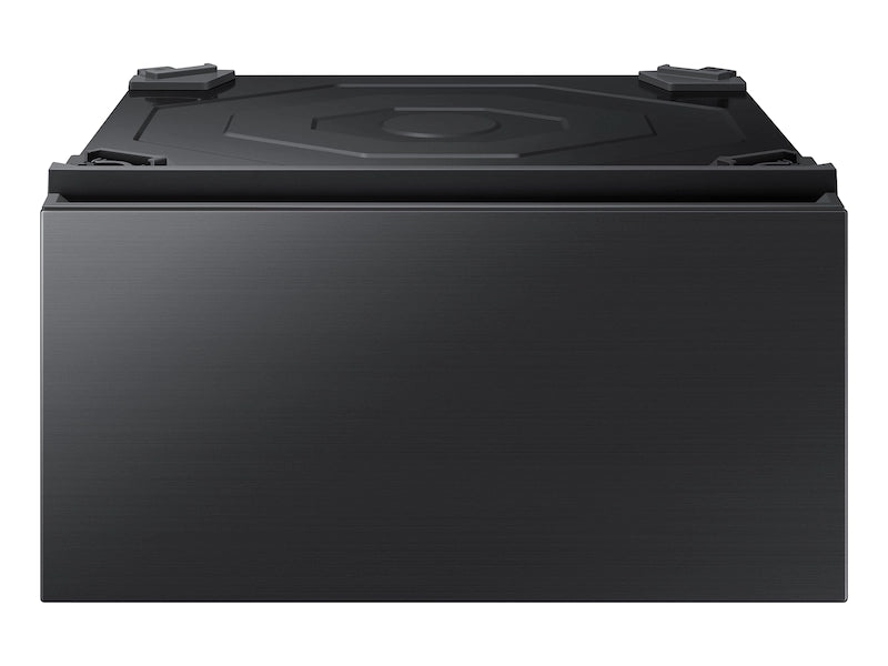 Samsung WE502NV/US Bespoke 27" Laundry Pedestal with Storage Drawer in Brushed Black
