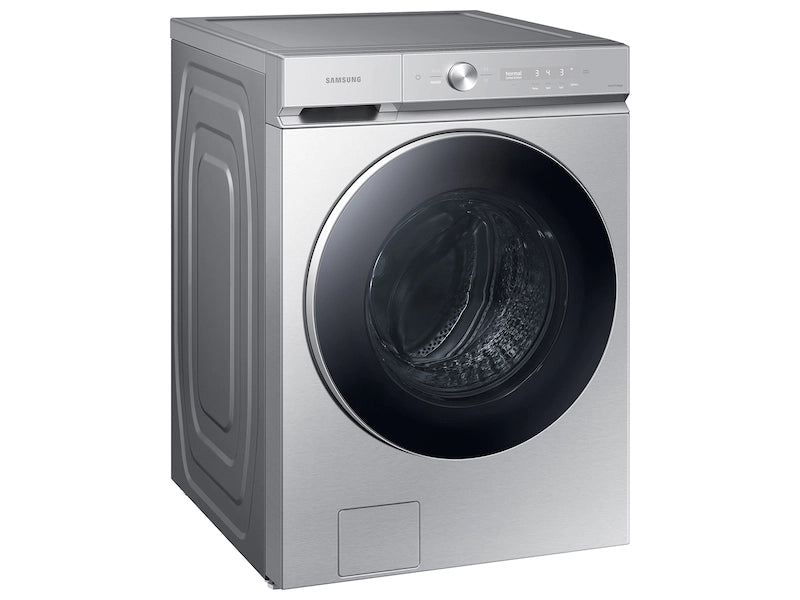 Samsung WF53BB8900ATUS Bespoke 5.3 cu. ft. Ultra Capacity Front Load Washer with AI OptiWash™ and Auto Dispense in Silver Steel