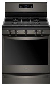 Whirlpool WFG775H0HV 30 Inch Freestanding Gas Range in Black Stainless Steel