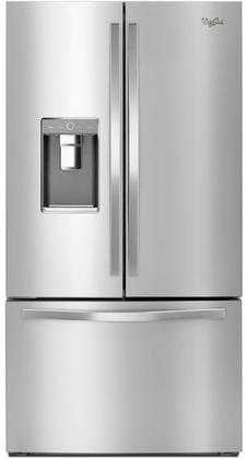 Whirlpool WRF995FIFZ 36 Inch French Door Refrigerator - Fingerprint resistant Stainless Steel