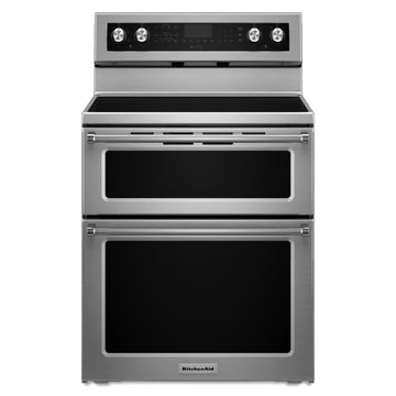 KitchenAid 30-Inch 5 elements Electric Double Oven Convection Range