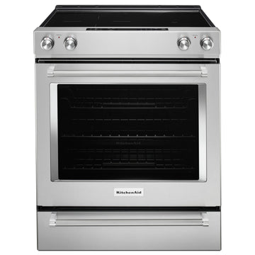 KitchenAid 30-Inch 5-Element Electric Convection Front Control Range
