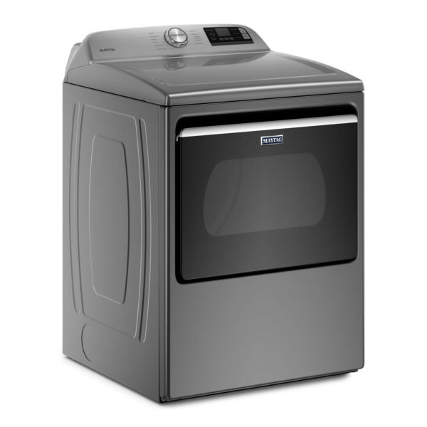 Maytag YMED6230HC 7.4 Cu. Ft. Smart Top Load Electric Dryer With Extra Power Button In Metallic Slate
