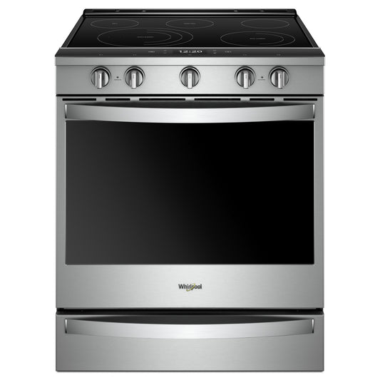 Whirlpool 6.4 Cu. Ft. Smart Slide-in Electric Range with Frozen Bake Technology