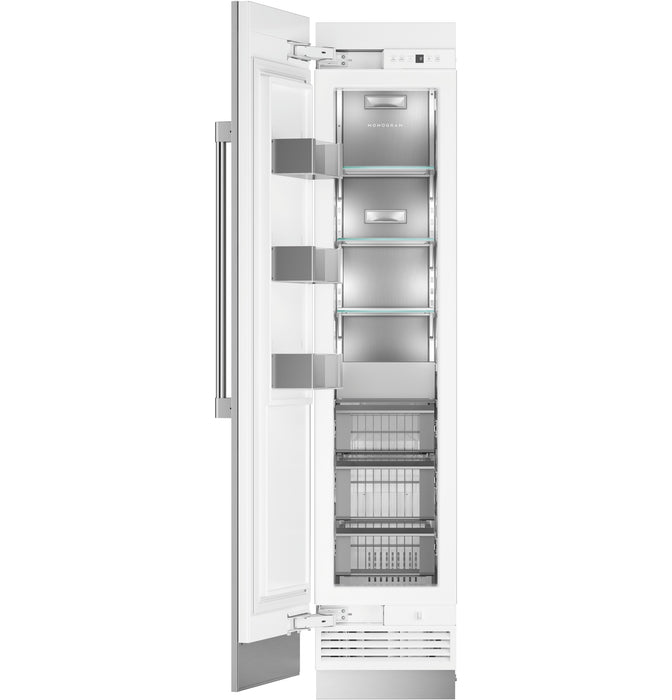 Monogram ZIF181NPNII 18" Smart Integrated Built-In Column Freezer In Stainless steel