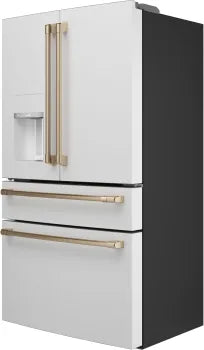 GE Cafe CXE22DP4PW2 Counter depth Four-Door French Door Refrigerator in White