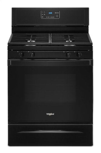 Whirlpool WFG515S0JB 5.0 cu. ft. Gas Range with Self-Cleaning Convection Oven in Black