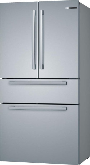 BOSCH B36CL80SNS - 800 Series 36 Inch Counter Depth French Door Smart Refrigerator In Stainless Steel