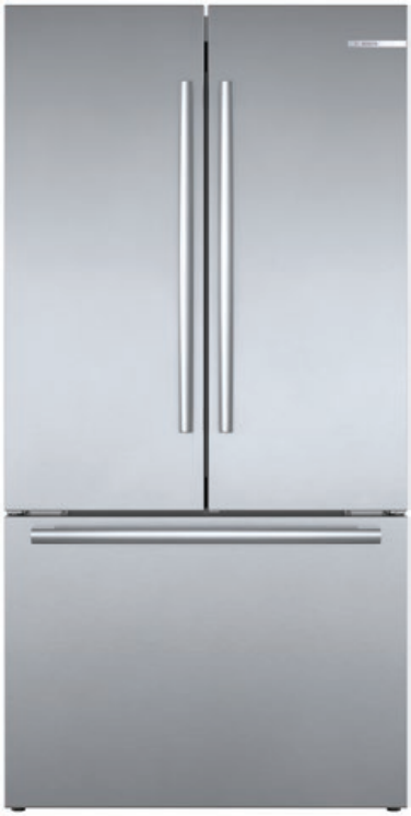 BOSCH B36CT80SNS 800 Series 36 Inch Smart Counter Depth French Door Refrigerator  In Stainless Steel