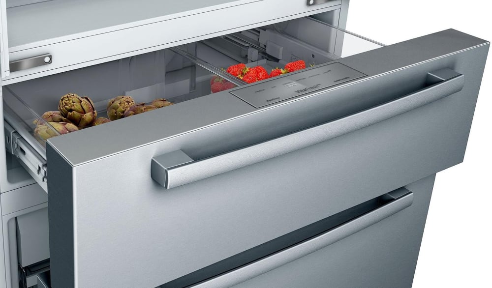 BOSCH B36CL80SNS - 800 Series 36 Inch Counter Depth French Door Smart Refrigerator In Stainless Steel