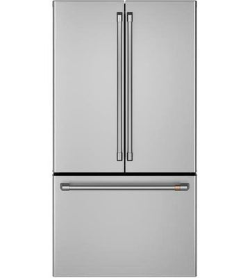 GE Cafe CWE23SP2MS1 36-Inch 23.1 Cu. Ft. Counter-Depth French Door Refrigerator In Stainless Steel