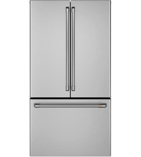 GE Cafe CWE23SP2MS1 36-Inch 23.1 Cu. Ft. Counter-Depth French Door Refrigerator In Stainless Steel