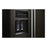KitchenAid KRSC703HBS 22.6 Cu Ft. Counter-Depth Side-by-Side Refrigerator With Exterior Ice And Water And PrintShield Finish In Black