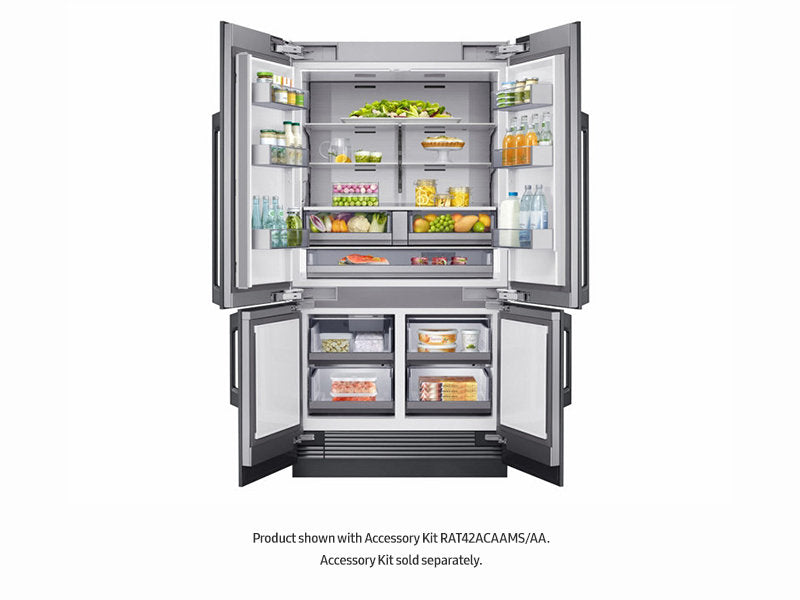 Samsung BRF425200AP/AA 42" Built-In Chef Collection 4-Door French Door Panel Ready Refrigerator