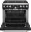 GE Cafe C2Y366P3TD1 36" Dual-Fuel Professional Range with 6 Burners (Natural Gas) In Matte Black